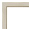 Amanti Art Non-Beveled Wood Wall Mirror, Parthenon Cream Frame